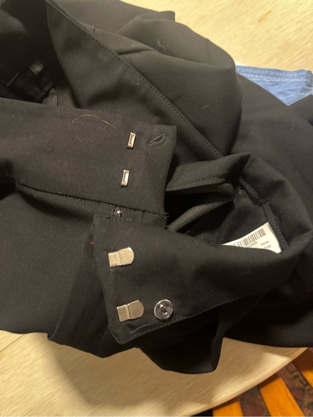 Zara Black High-Rise Barrel Fit Trousers - Picture 6 of 13